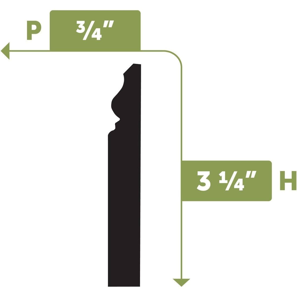 Flexible Baseboard Moulding H2299