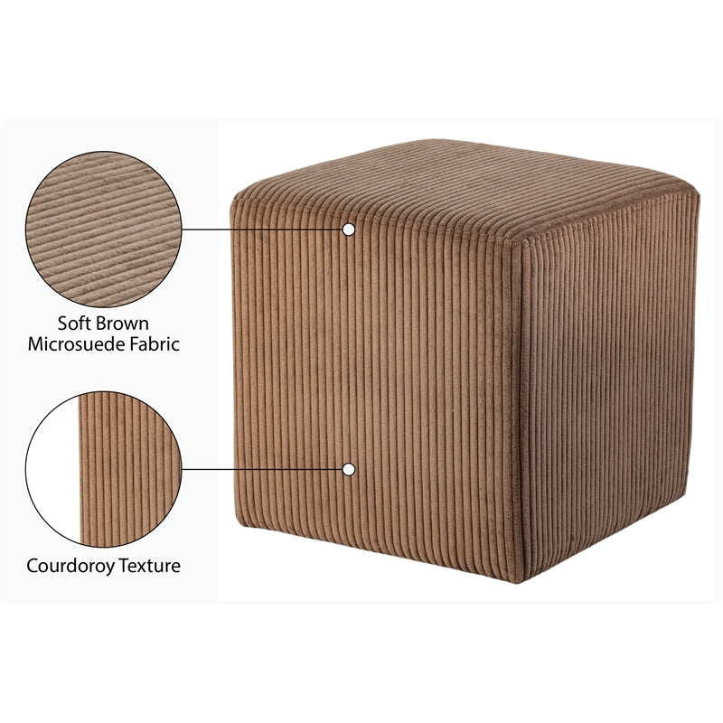 Brown Ottoman/Stool A43927