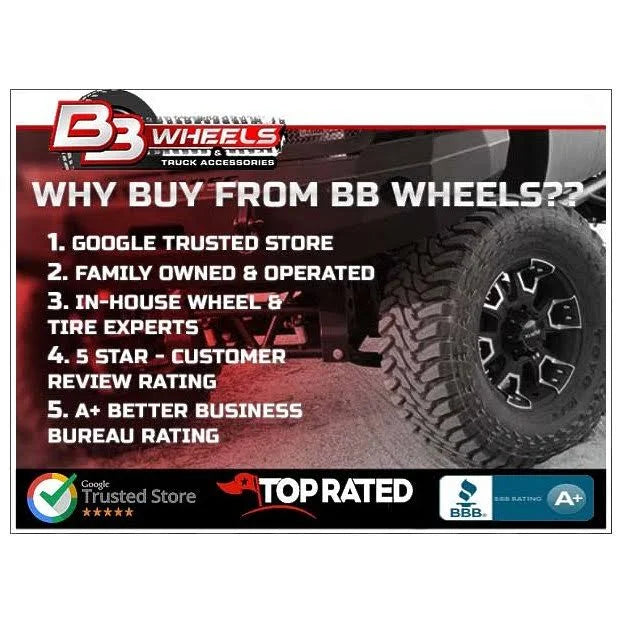20x8.5 6x135 Black Wheel D30711
