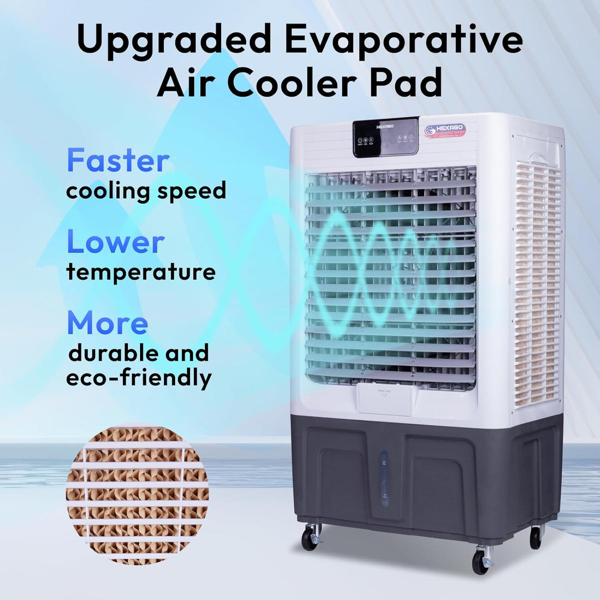 10000 CFM Evaporative Air Cooler with Remote Control S784601