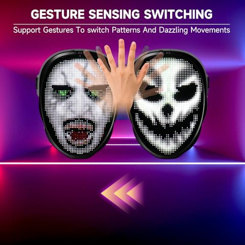 Programmable LED Halloween Mask K718