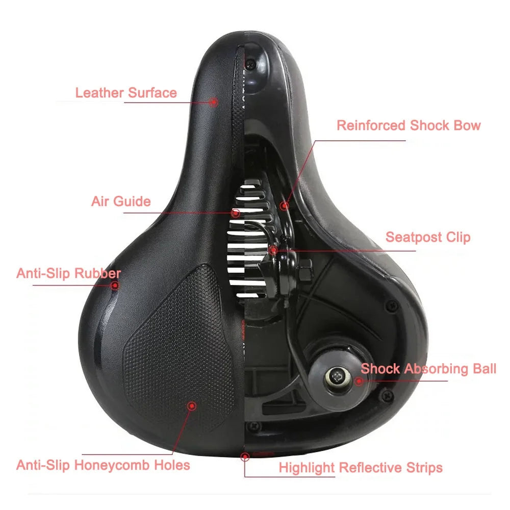 Water-Resistant MTB Bike Seat Cushion U2342