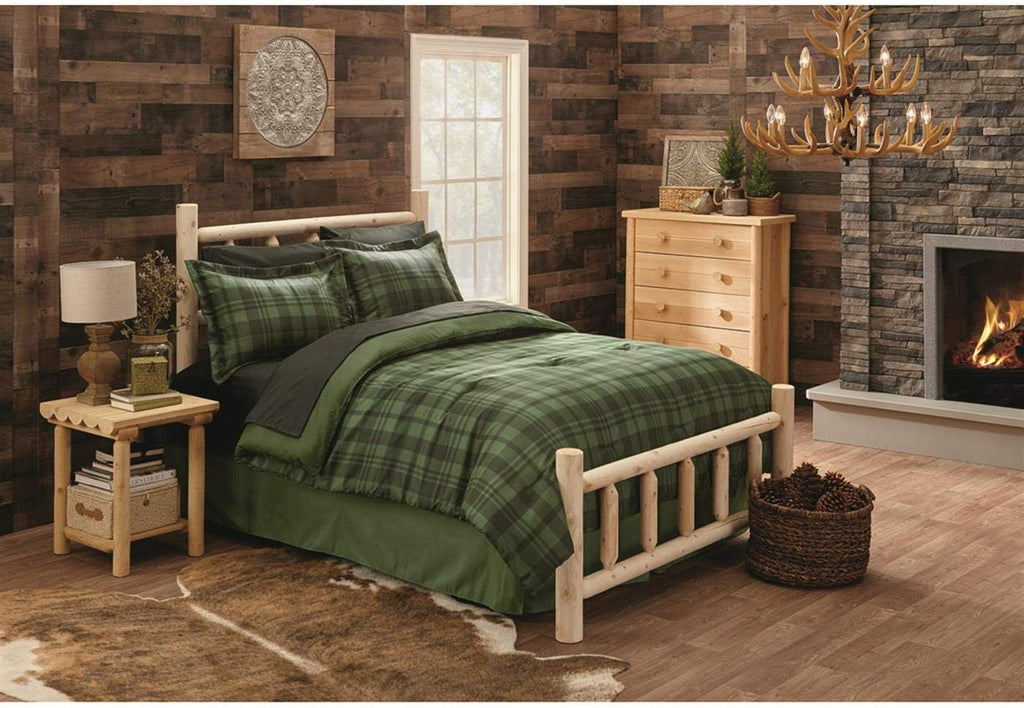 Cedar Log Bed, Full Z16922