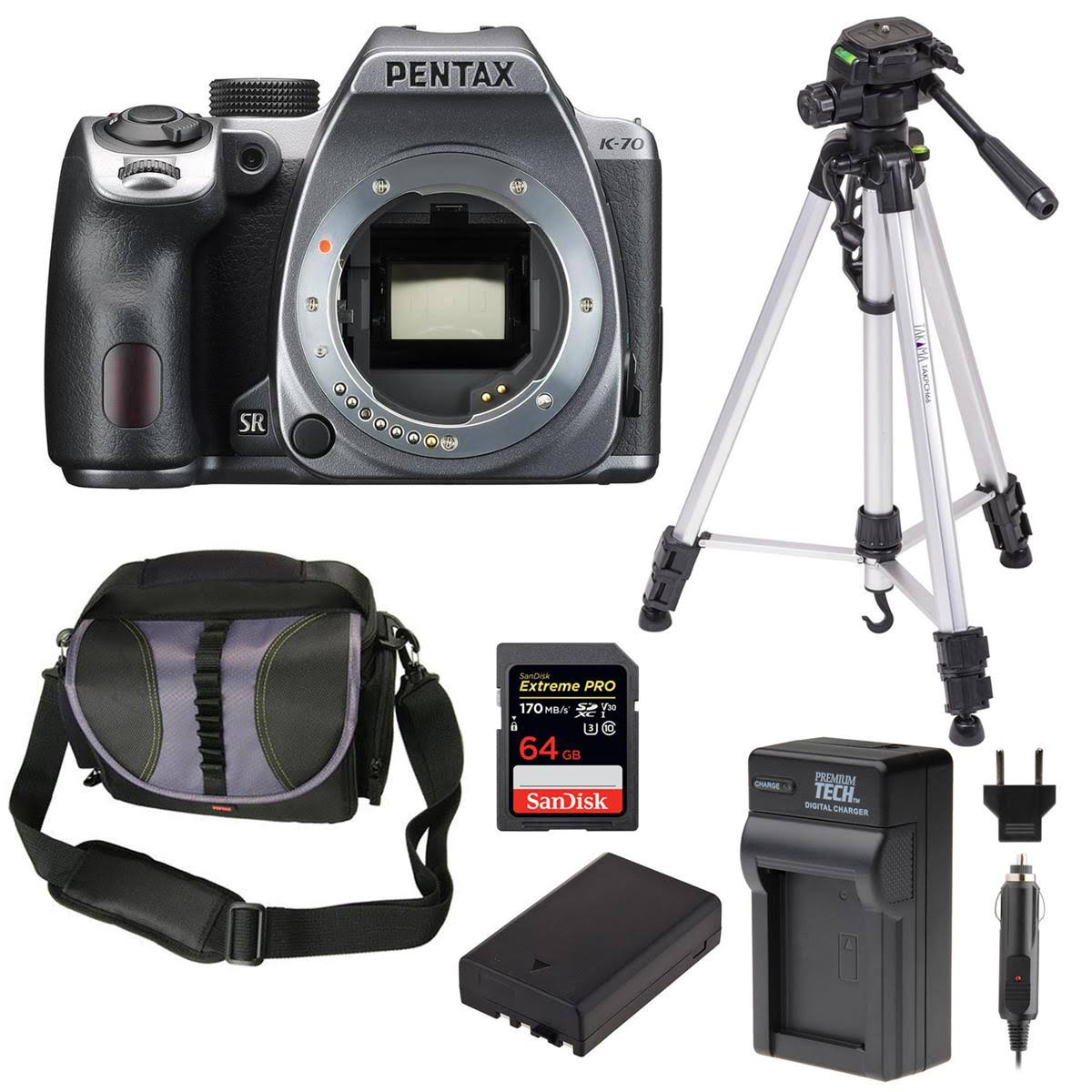 Silver DSLR Camera Body with Accessories Kit B477421