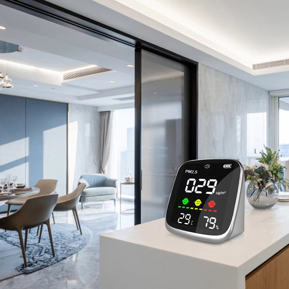 Portable USB Rechargeable PM2.5 Air Quality Monitor O91604