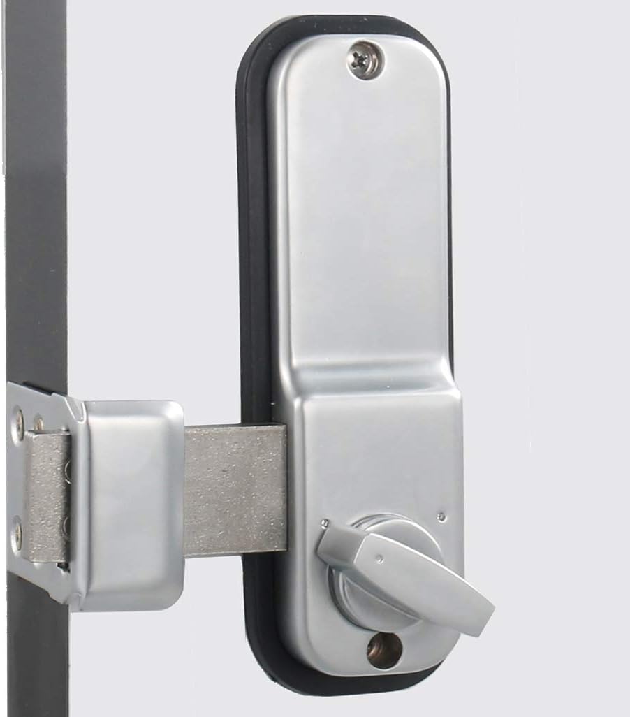 Combination Door Lock Satin Chrome Pack of 2 R554