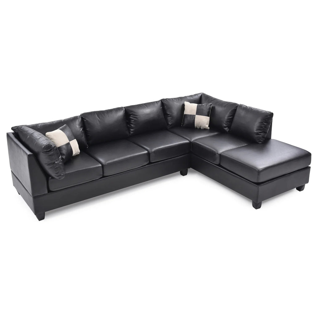 Black Sectional Q2543