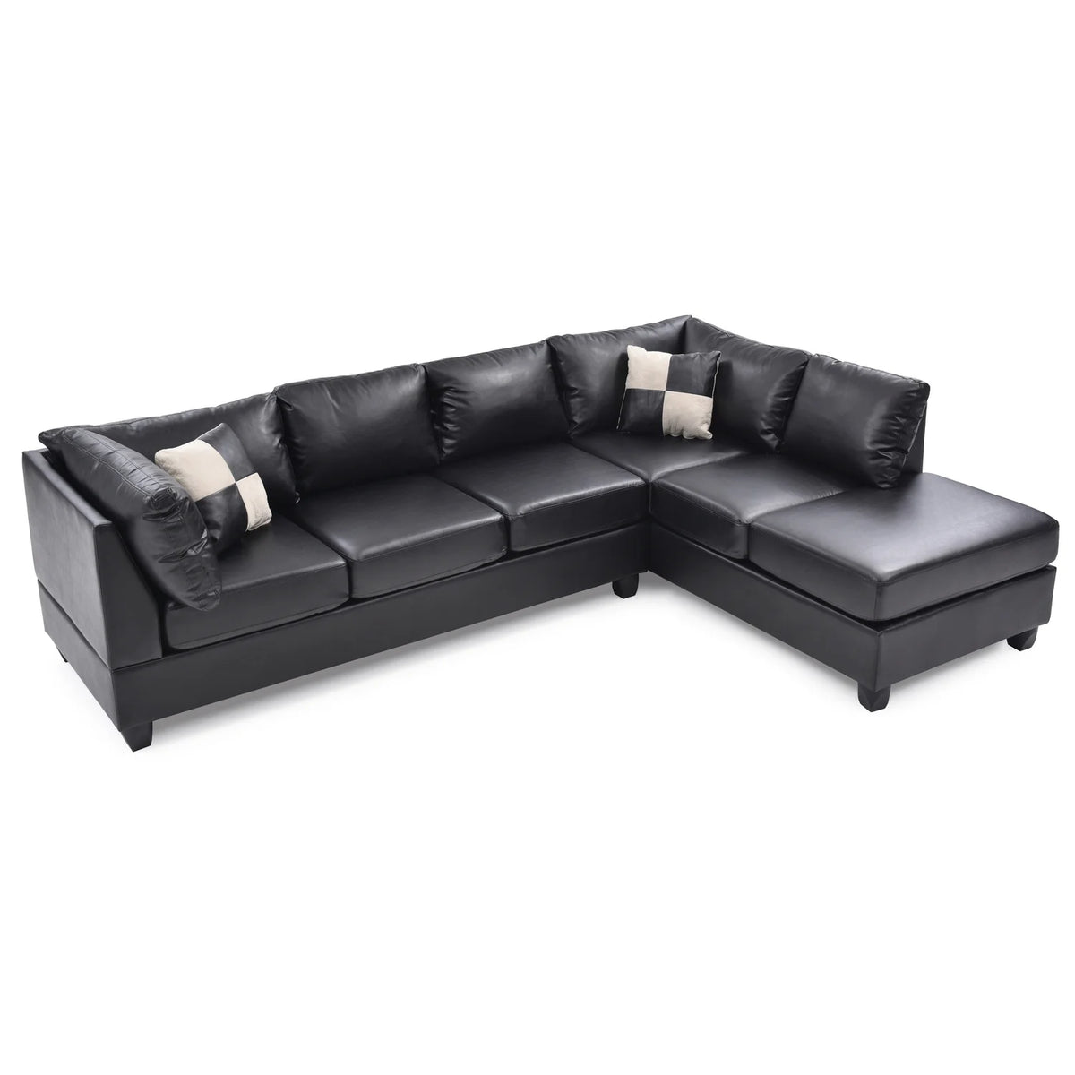 Black Sectional Q2543