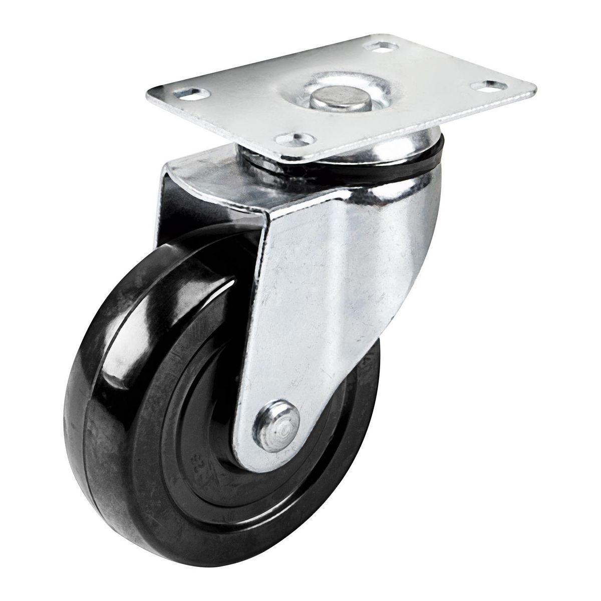 4 in. Solid Rubber Swivel Caster C6789