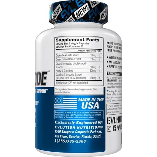 Weight Loss Support Pills with Green Coffee Bean Extract CLA and Garcinia Cambogia I164