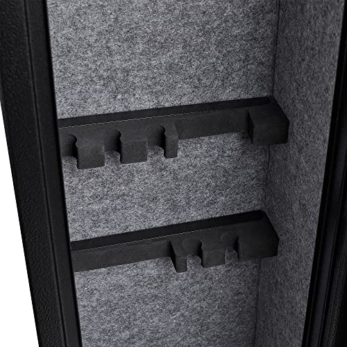 Black Digital Keypad Metal Gun Cabinet with Pistol Bag and Removable Shelf C674