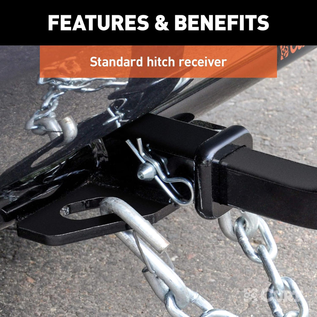 Class 2 Trailer Hitch with Ball Mount, 1-1/4-Inch Receiver H9745