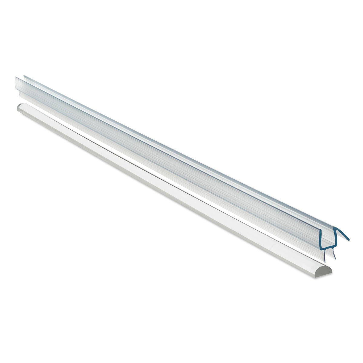 Brushed Nickel Frameless Hinged Shower Door O731063