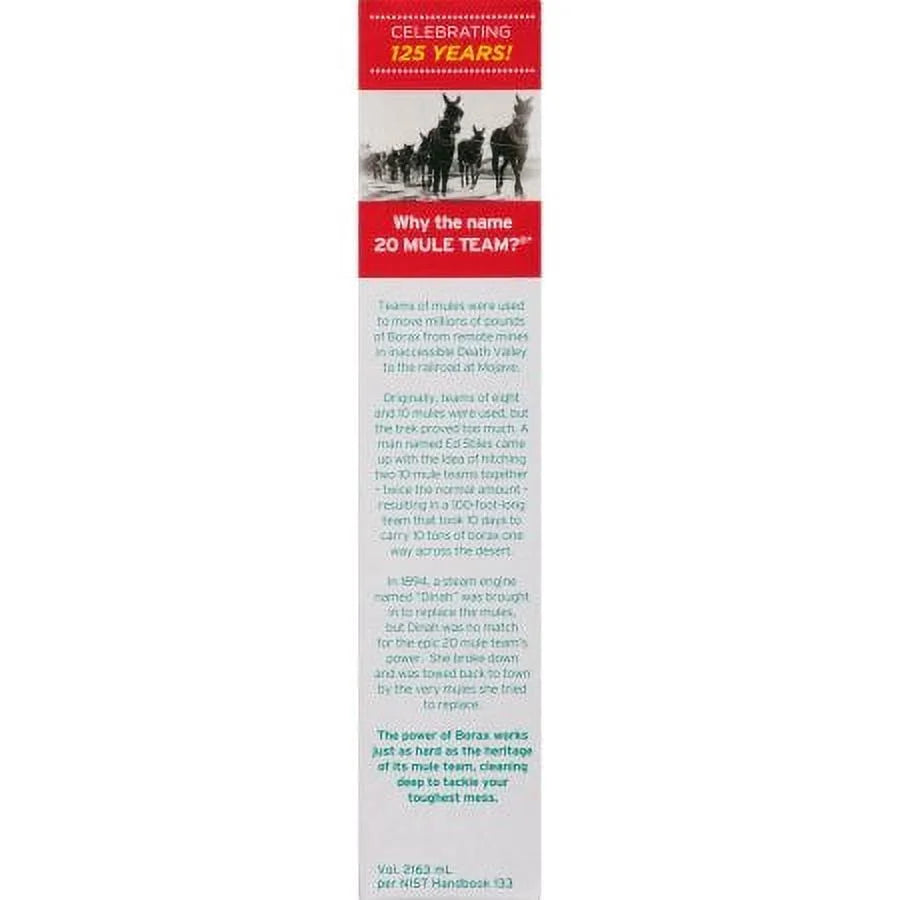 Borax Detergent Booster & Multi-Purpose Household Cleaner 65 oz. Box (8 Pack) G805725