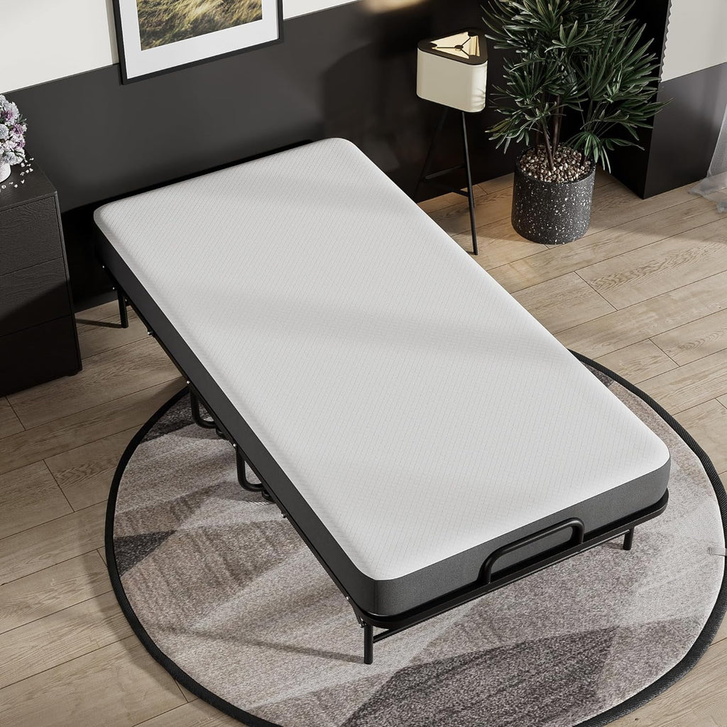 Folding Bed with 5" Memory Foam Mattress E576608
