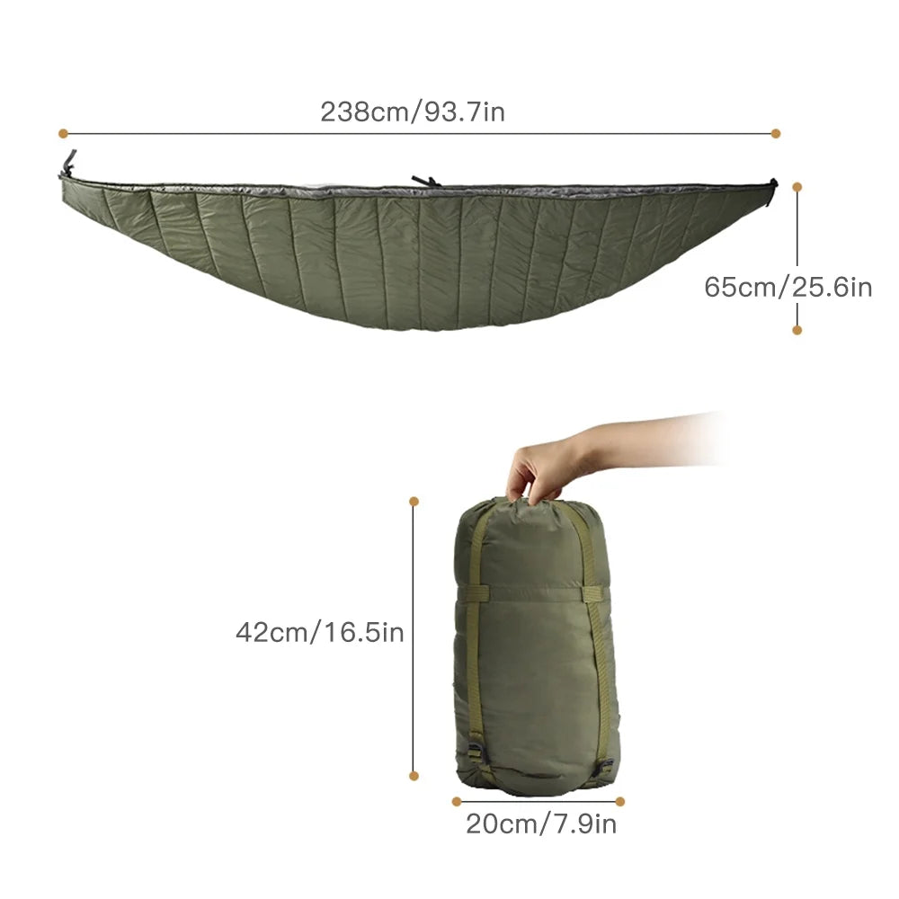 Insulated Portable Hammock Underquilt Q789835