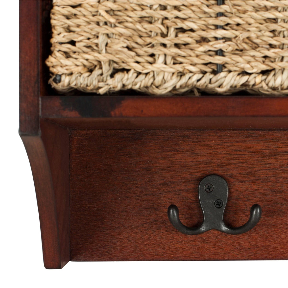 Cherry Hanging 3 Basket Wall Rack R231