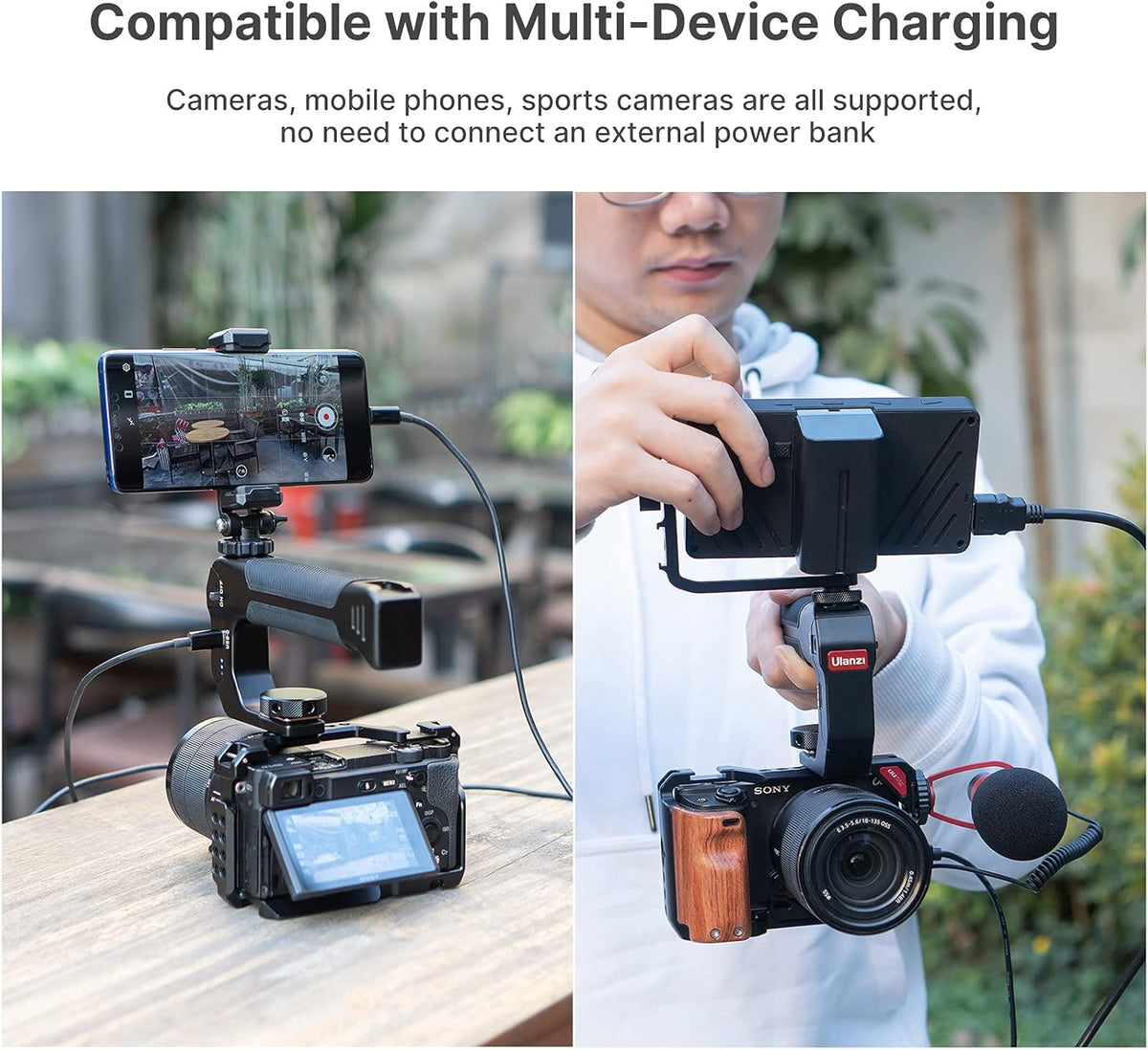 Rechargeable Battery Grip with Arri Locating Pin Mount L391845