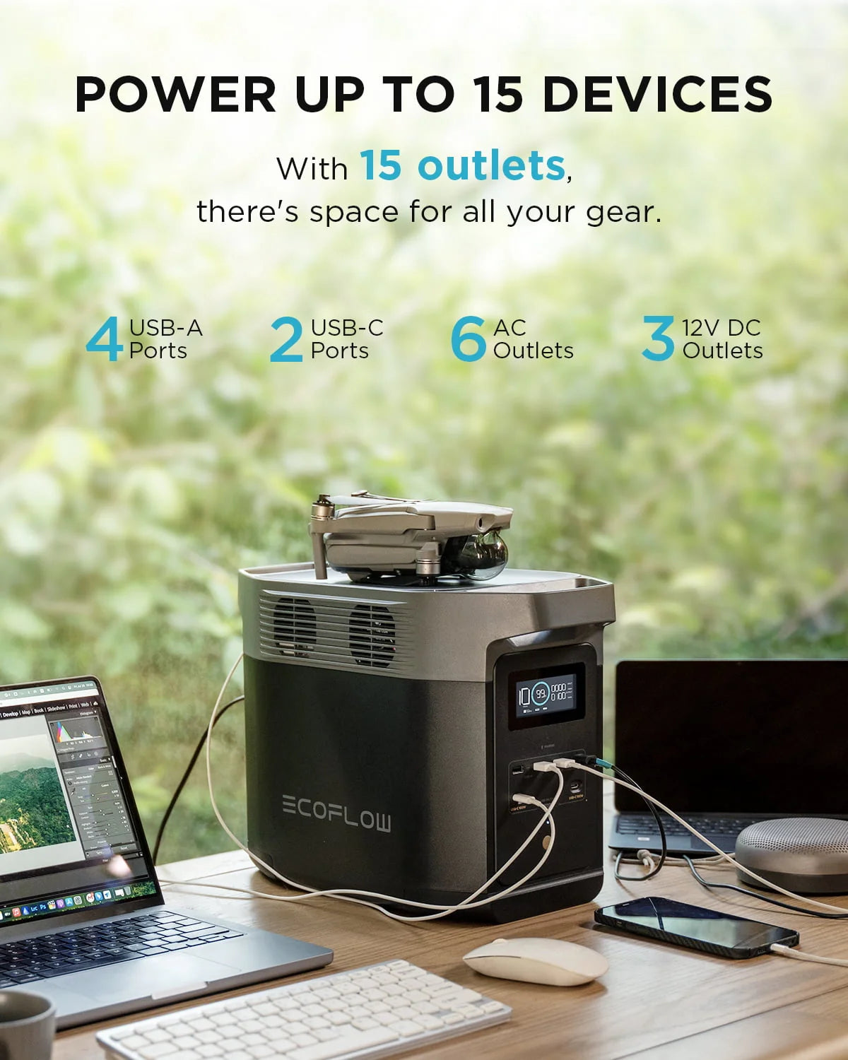 1024Wh 1800W Portable Power Station L3812