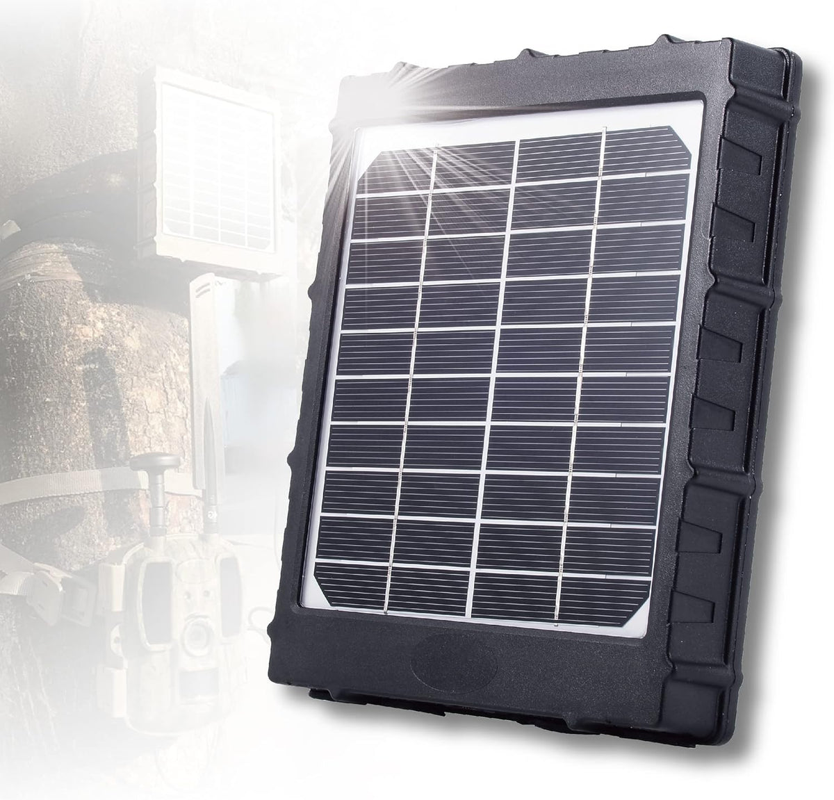 Solar Battery Charger Kit 12V/1.2A 9V/1.6A 6V/2.4A with 8000mAH Rechargeable Lithium Battery IP66 Waterproof C793