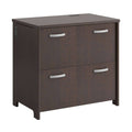 Mocha Cherry 2-Drawer Lateral File Cabinet O814