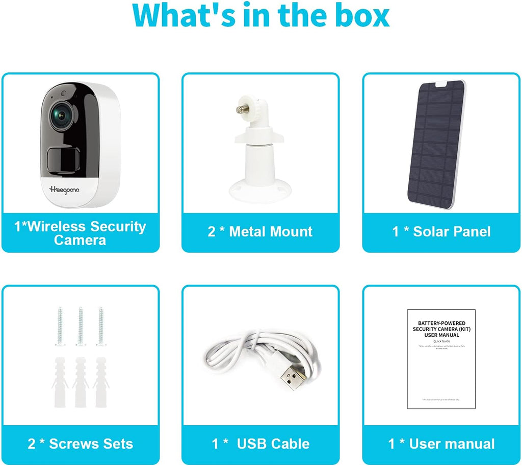 Solar Powered Wireless Security Camera with Night Vision I703