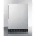 24 in. Outdoor Built-in All Refrigerator with Lock - Stainless Steel E734