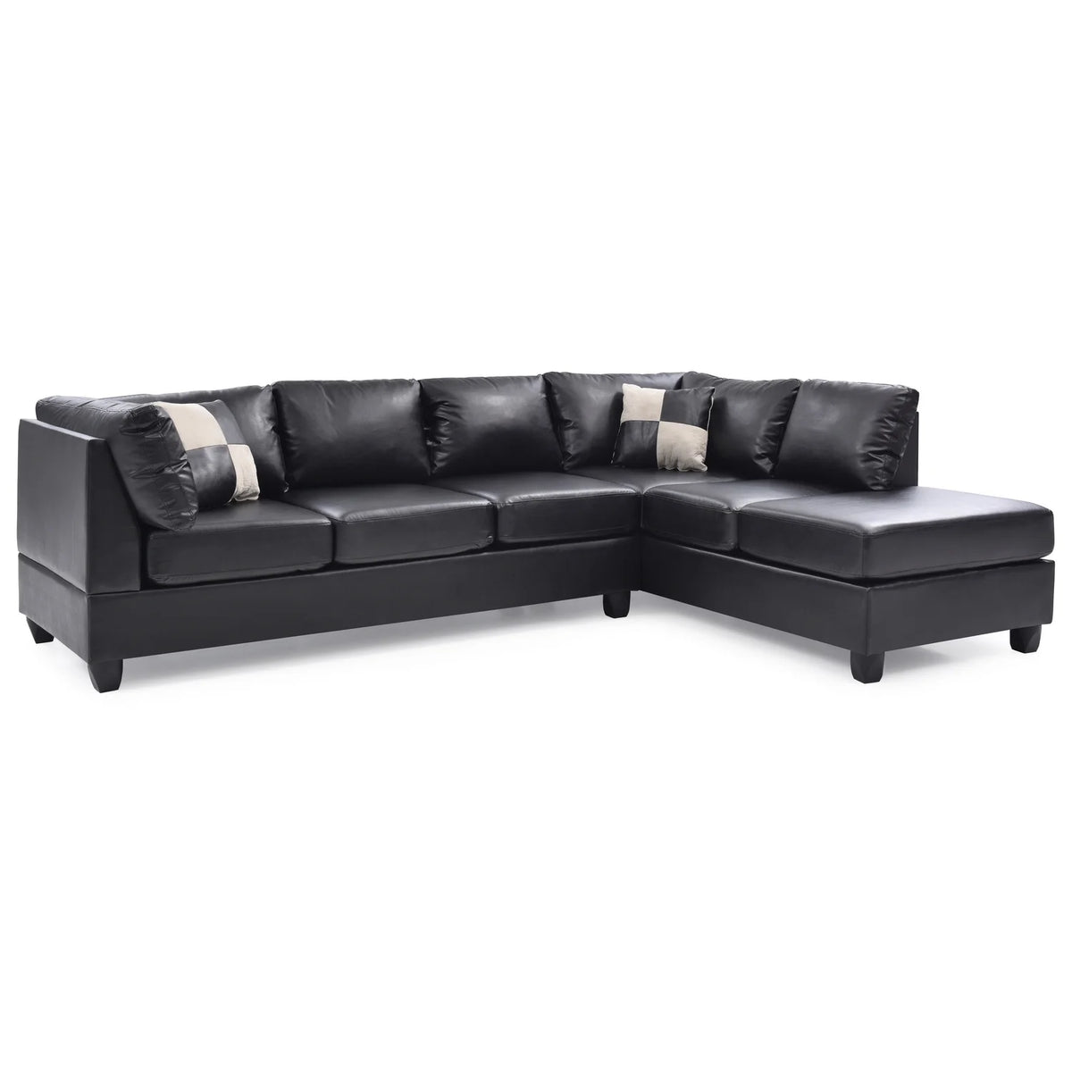 Black Sectional Q2543