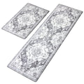 Anti Fatigue Kitchen Mats 2 Piece Set Blue Gray Waterproof Non-Skid C291
