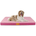 30"X20" Pink Orthopedic Pet Bed with Removable Washable Cover U6494