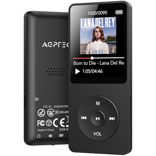 MP3 Player with Bluetooth, 1.8 inch Screen, 32GB D866