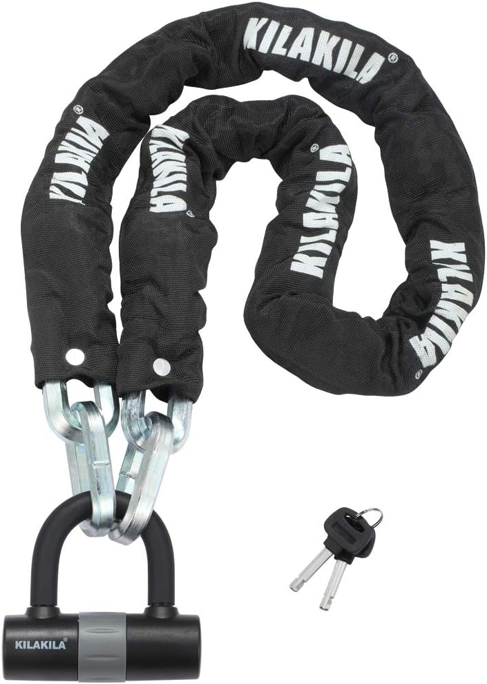 Heavy Duty 12mm Chain Bicycle Lock with 16mm U Lock N821944