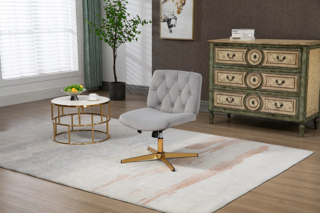 Armless Adjustable Swivel Desk Chair X22810