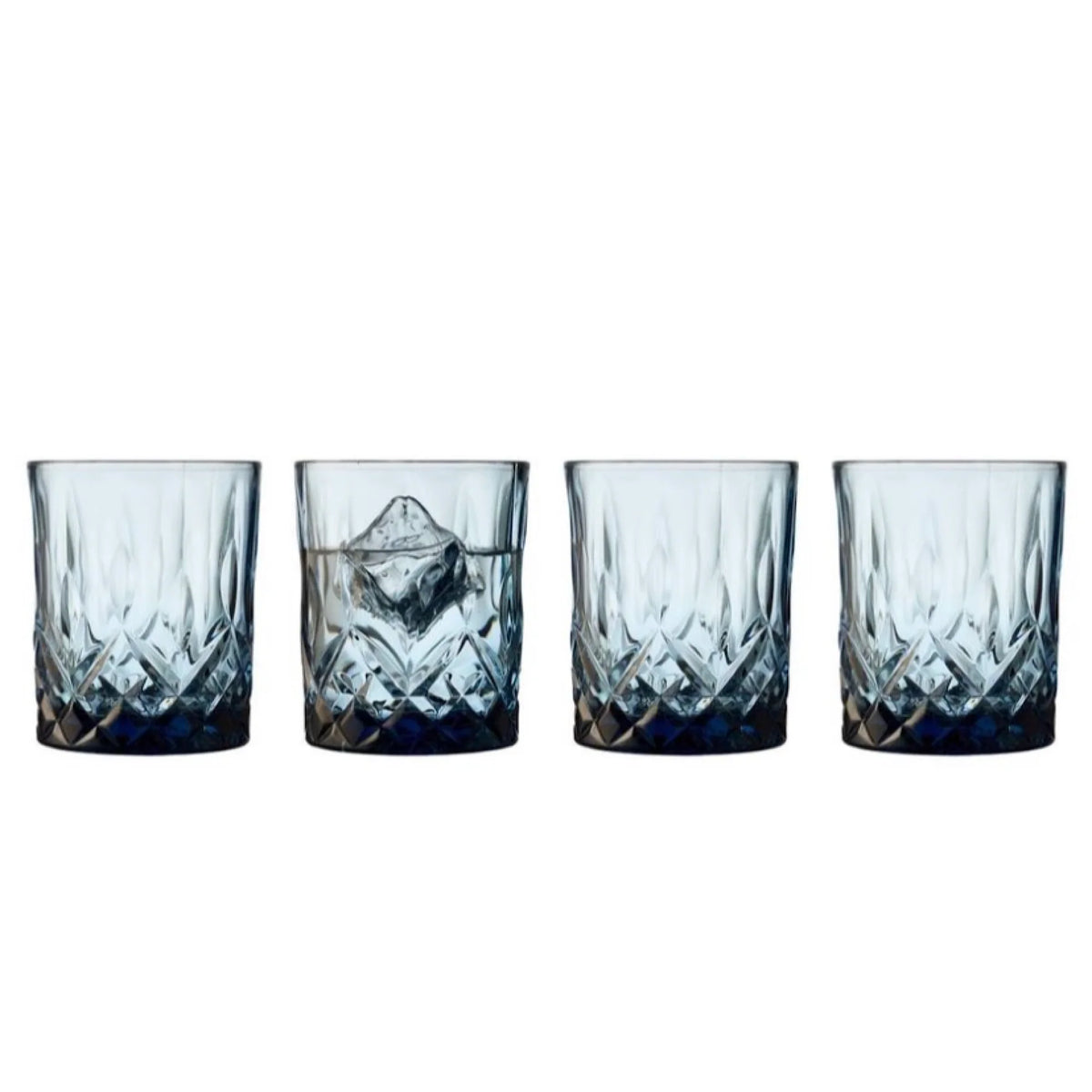 Blue Whisky Glass 4pcs Z6243