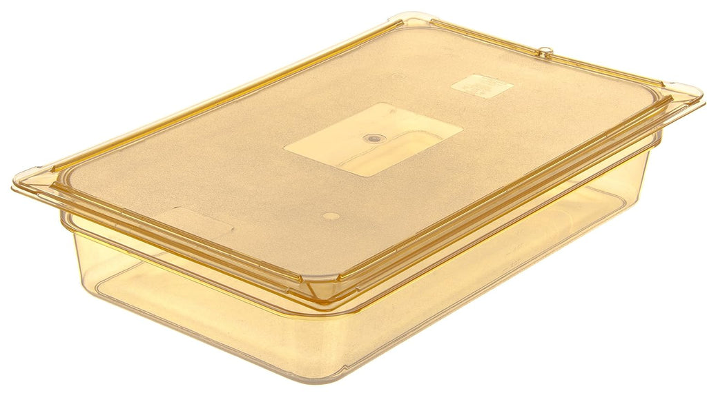 High-Heat Full-Size Food Pan, 12.7 qt, 20-3/4 x 12-3/4 x 4", Amber, Case of 6 P555