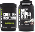 Unflavored Creatine Monohydrate and Whey Protein Isolate 500g E12228