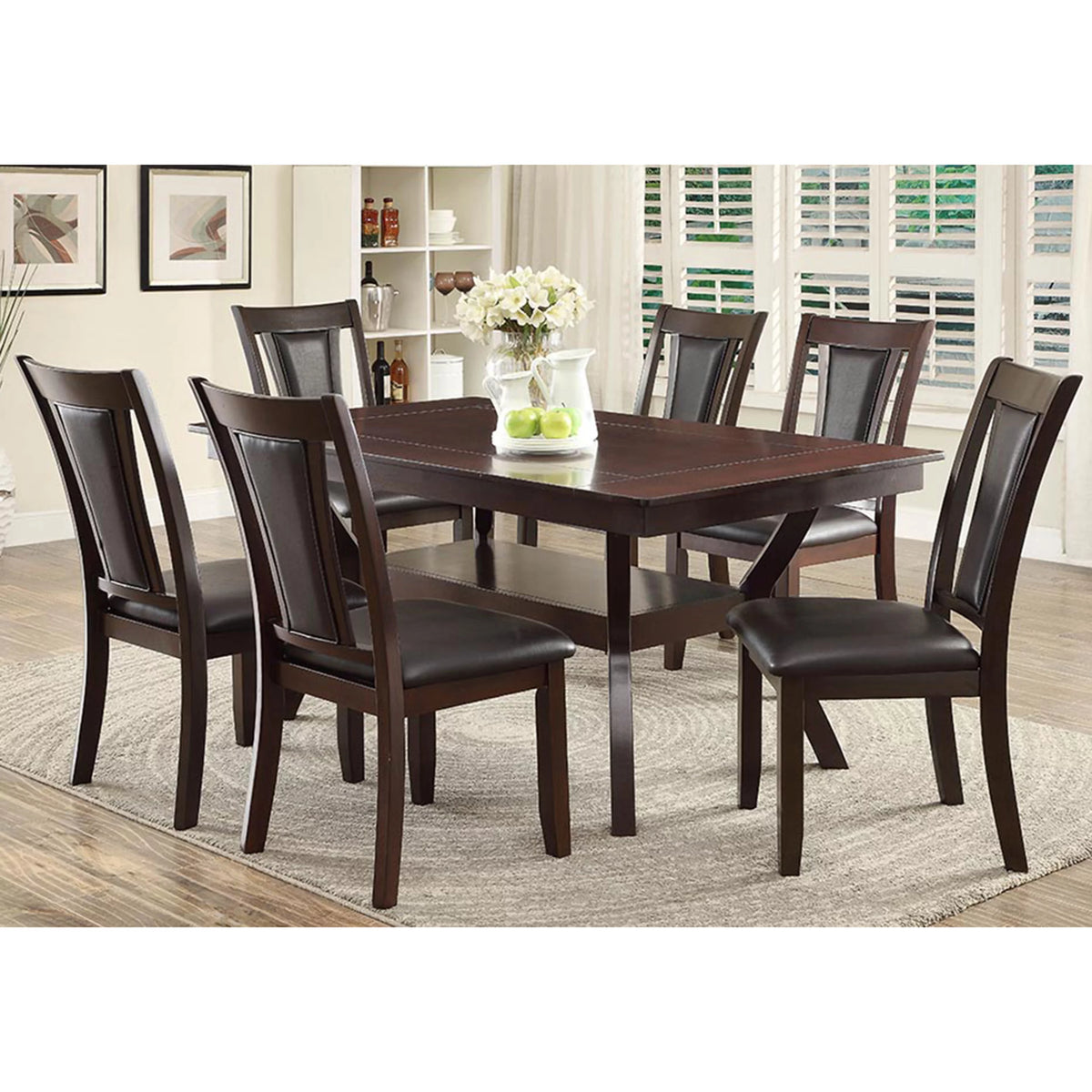 Dark Cherry Dining Table X61272