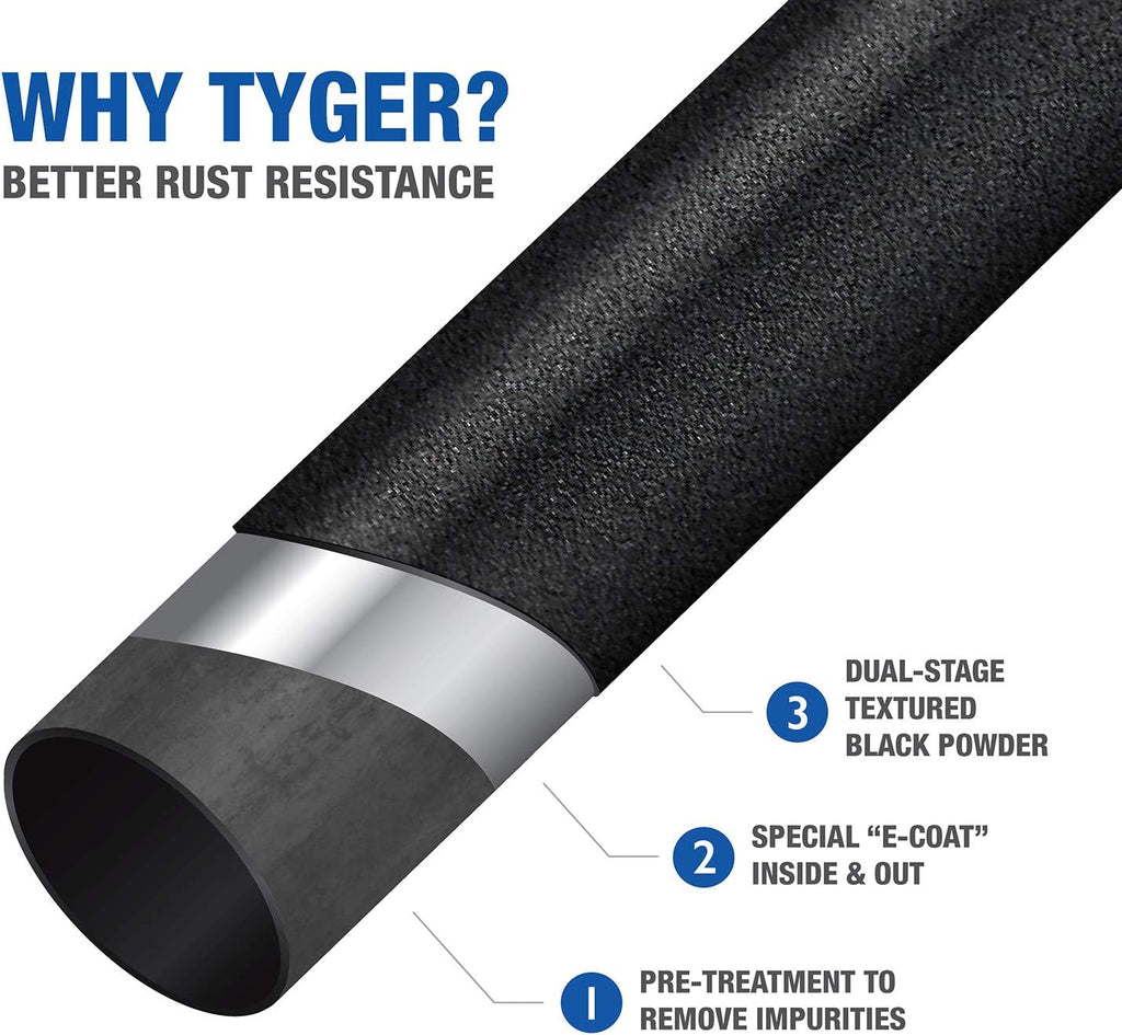 Textured Black Side Step Running Boards for Jeep Wrangler JK 4 Door I673849