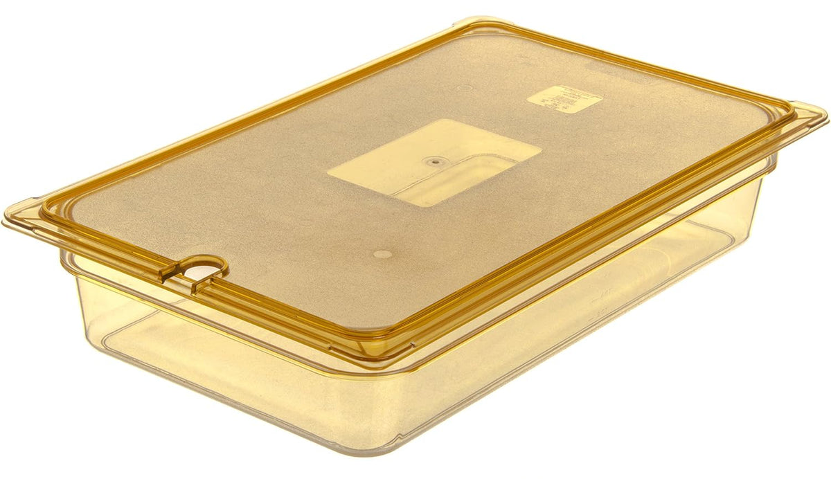 High-Heat Full-Size Food Pan, 12.7 qt, 20-3/4 x 12-3/4 x 4", Amber, Case of 6 P555