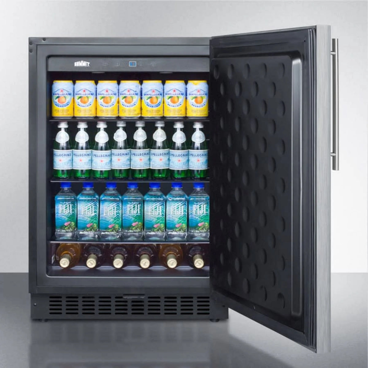 24 in. Outdoor Built-in All Refrigerator with Lock - Stainless Steel E734