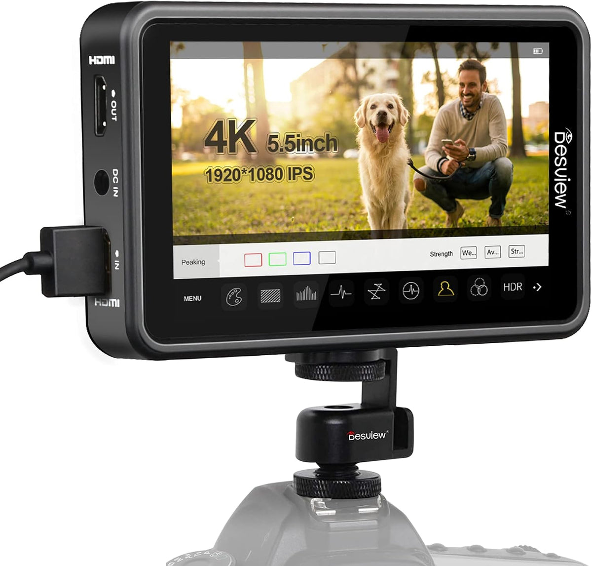 5.5 inch Touch Screen Camera Monitor with HDR B70308