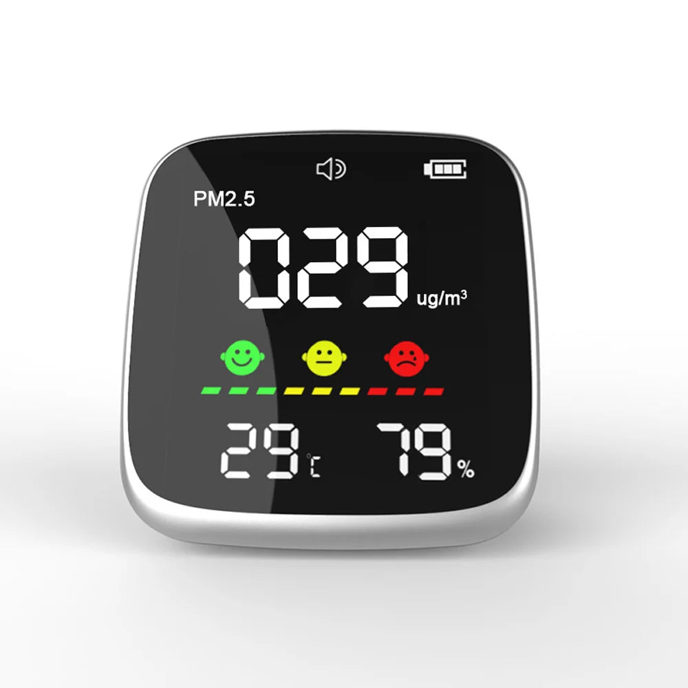 Portable USB Rechargeable PM2.5 Air Quality Monitor O91604
