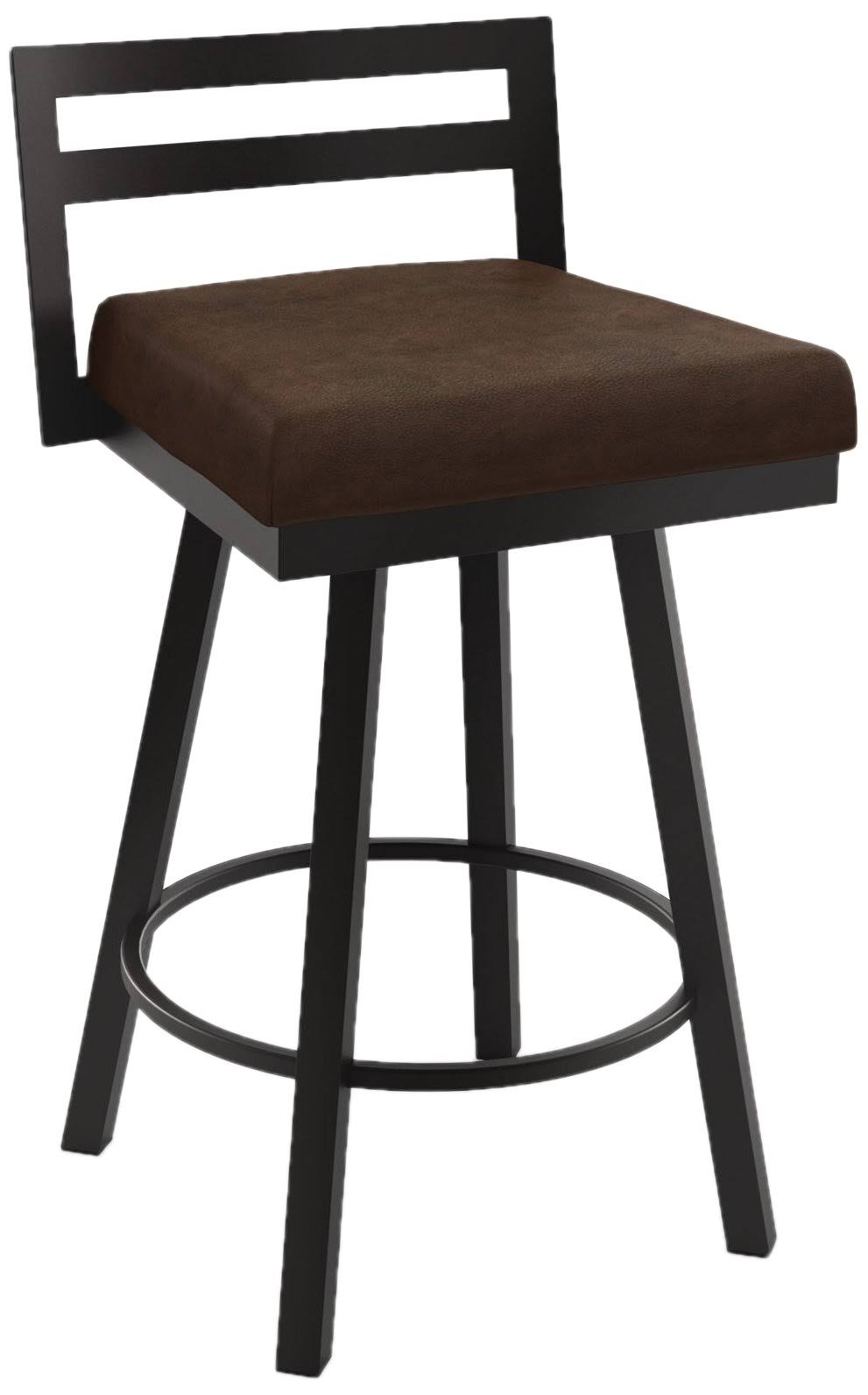 Brown Swivel Counter Stool H848