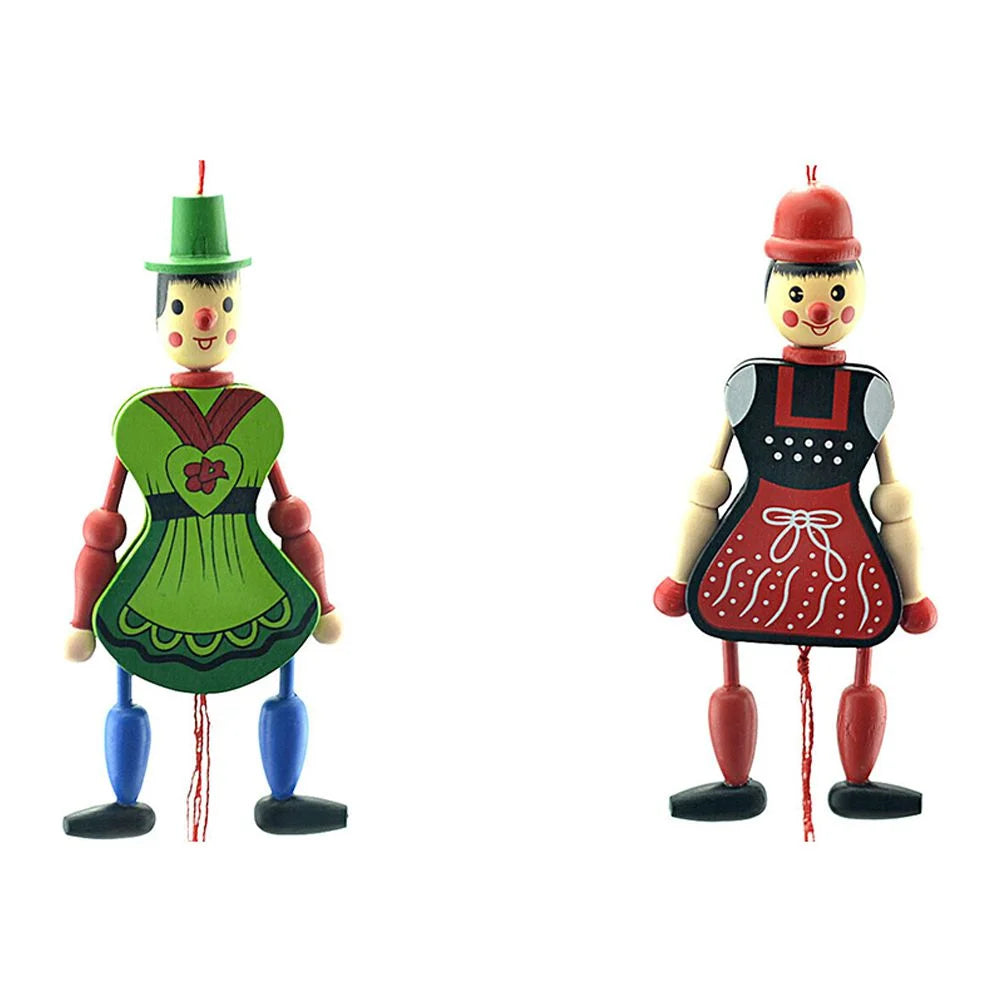 Wood Marionette Puppet Doll with Strings T148217