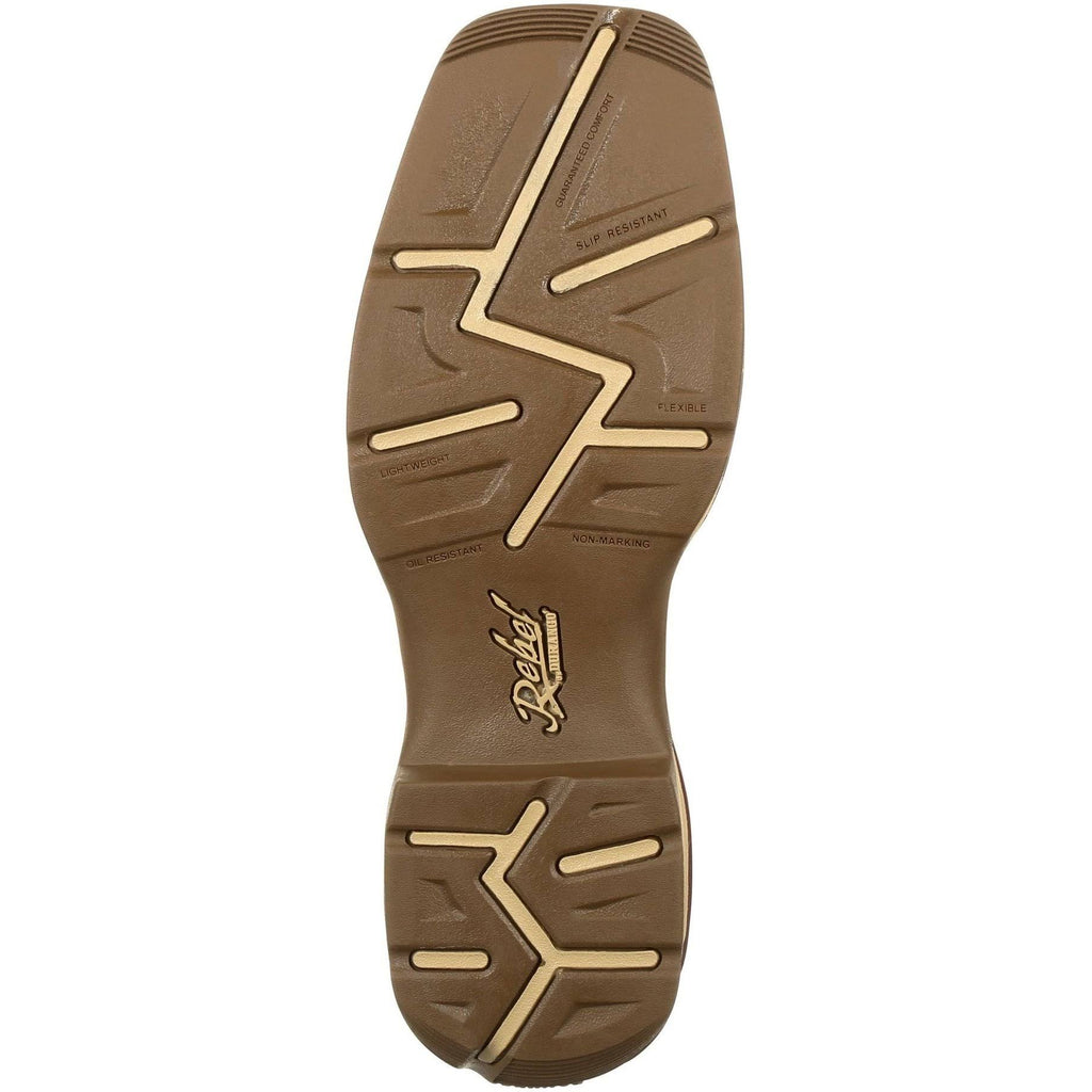 Brown Desert Camo Work Boots I3857
