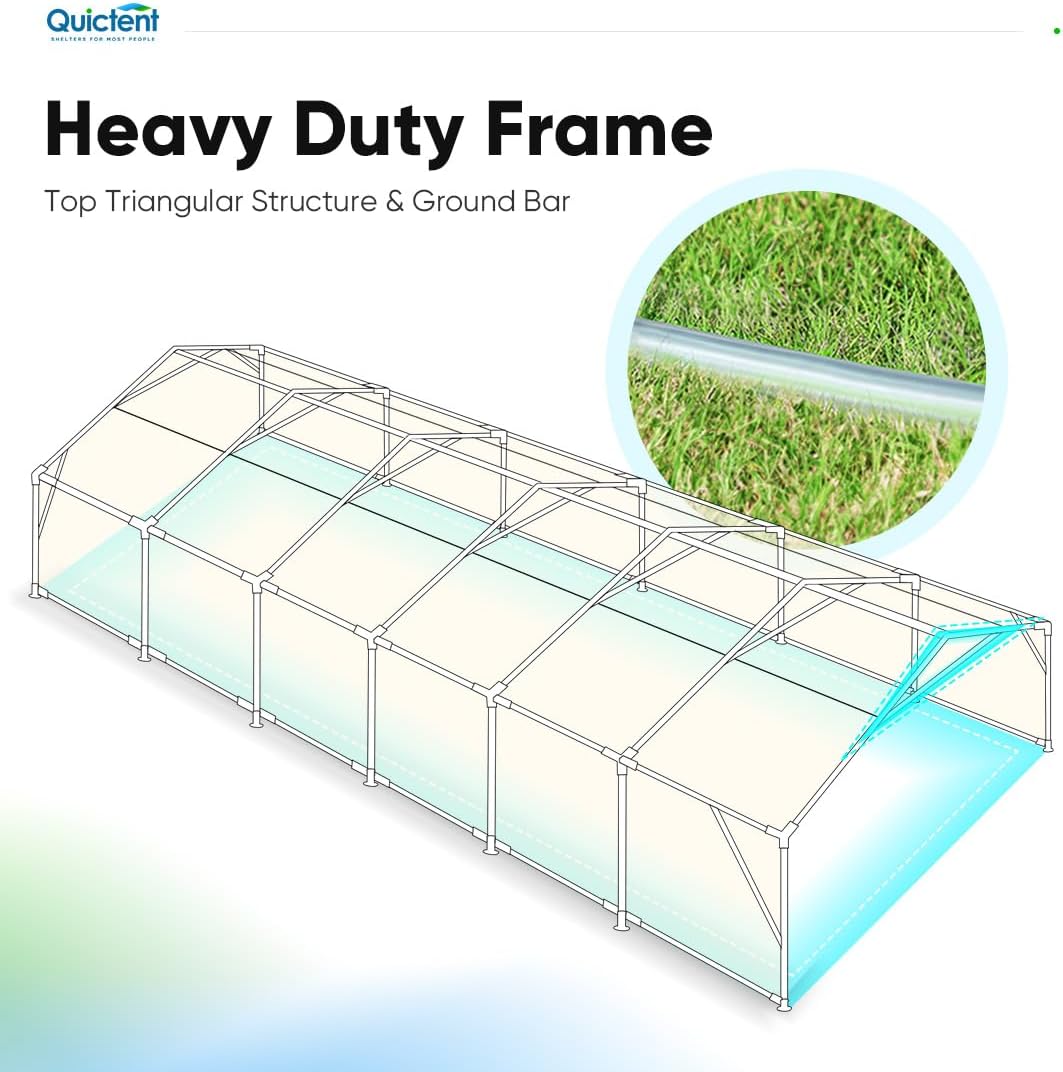20x40 Heavy Duty Outdoor Galvanized Party Tent with Storage Bags O82099