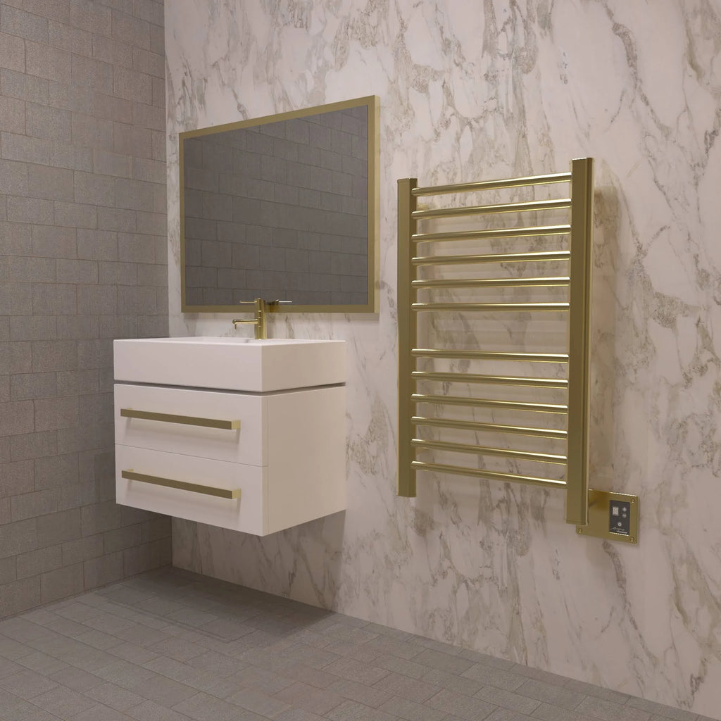 Satin Brass Towel Warmer W34809