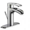 Bronze Single Hole Single-Handle Low-Arc Bathroom Faucet U271
