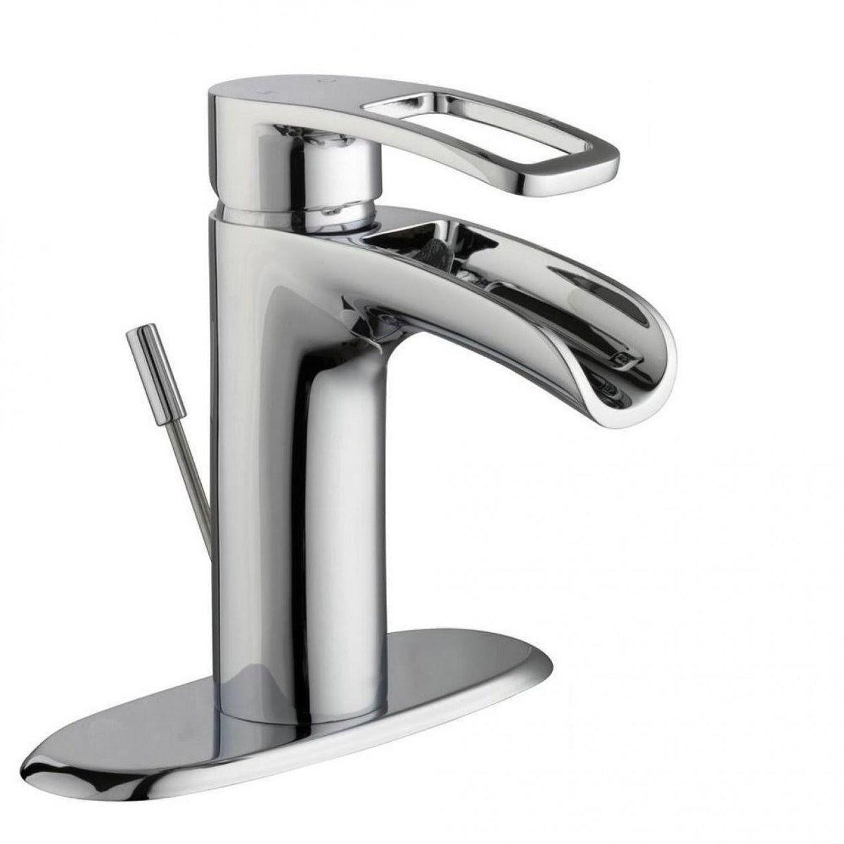 Bronze Single Hole Single-Handle Low-Arc Bathroom Faucet U271