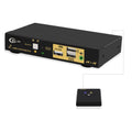 USB-C KVM Switch with Audio and USB 2.0 Hub L86724